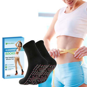 Calcetines de Masaje para Pies Elásticos, Suaves y Cómodos para Mujer, Antideslizantes, Reafirmantes de la Piel, Tratamiento de Estiramiento para Piernas - Product Image 1