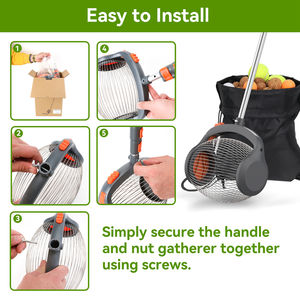 Recogedor <span class=keywords><strong>de</strong></span> nueces <span class=keywords><strong>de</strong></span> volcado <span class=keywords><strong>de</strong></span> apertura, rodillo superior, <span class=keywords><strong>recolector</strong></span> <span class=keywords><strong>de</strong></span> tuercas, colector rodante, herramienta <span class=keywords><strong>de</strong></span> jardín <span class=keywords><strong>de</strong></span> <span class=keywords><strong>castañas</strong></span> <span class=keywords><strong>de</strong></span> nuez - Product Image 3