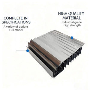 Haide Cache-poussière télescopique personnalisé à soufflets <span class=keywords><strong>accordéon</strong></span>, protection blindée - Product Image 4