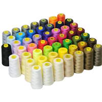 Benang Jahit QIAO Factory 100% Poliester High Tenacity Dyed 40s/2 5000 Meter Banyak Warna Benang Mesin Jahit Pakaian 150g