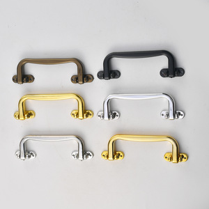 Handle For Luggage Cosmetic Case Plastic Square Durable Plated <b>Small</b> Size <b>Bag</b> Accessories - Product Image 1