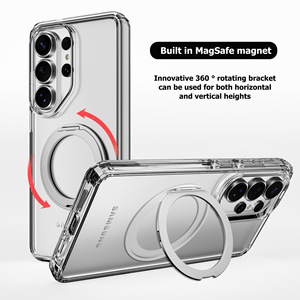 Funda Magnética con Brillantina para Samsung <span class=keywords><strong>Galaxy</strong></span> S26 Ultra, Funda con Soporte Giratorio de <span class=keywords><strong>360</strong></span> Grados, Funda Protectora Antigolpes para S26 Plus S26 - Product Image 3