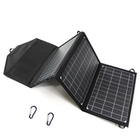 Panel Surya Portabel Tahan Air 18W 3 Lipat 795*210*3 mm 2*USB Charger untuk Perjalanan Luar Ruangan, Berkemah, Mendaki Gunung