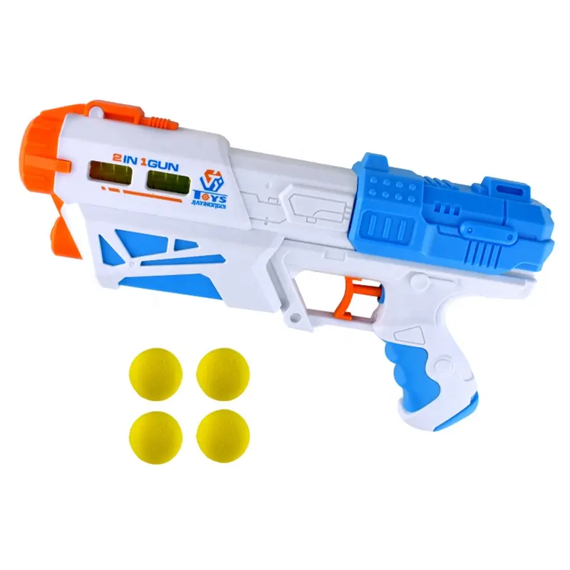 Peluru Bola Air Plastik 2in1, Mainan Pistol Air China untuk Permainan Menembak
