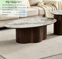 Meilleur Choix OKAY – Ensemble de Tables Basses de Luxe Résistantes à la Chaleur, Style Nordique Minimaliste pour la Maison et le Bureau, OEM/ODM, pour Showroom