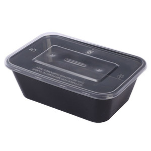 750ml Containers Disposable Rice Ramen Bowl Plastic Lunch Takeaway Box