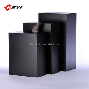 Highly Recommended Custom Black and White <strong>Plinth</strong> Pedestal / <strong>Wood</strong> <strong>Plinth</strong> - Product Image 2