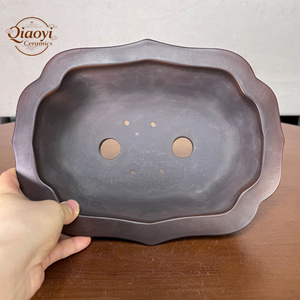 Pot à Bonsaï <span class=keywords><strong>Moderne</strong></span> de Luxe en Argile Violette Yixing Irrégulière Non Émaillée, Écologique, Capacité 1L, Pot de Fleurs sur Pied, <span class=keywords><strong>Décoration</strong></span> Maison & <span class=keywords><strong>Jardin</strong></span> - Product Image 5