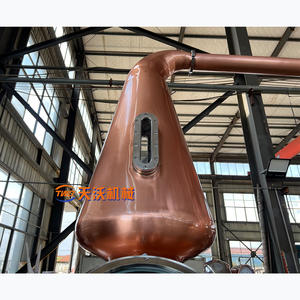 وعاء نحاسي نقي TW 500 لتر لا يزال مصممًا للويسكي المولت الواحد والمشروبات منخفضة التكلفة ، قابلة لإعادة التقطير - Product Image 4