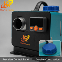 Chauffage diesel horizontal OkyRie AX22H à faible consommation de carburant, réservoir de carburant de 5 L intégré, pas besoin de conduite de carburant externe