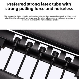 Cama de Pilates Portátil Plegable con Ruedas, Diseño Patentado, Ahorra Espacio, para Gimnasio en Casa, Yoga, Reformer, 197x57.5x72.5cm - Product Image 6
