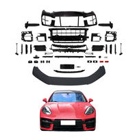 Kit de carrosserie complet de protection et de décoration Upgrade 976 Turbo PP pour pare-chocs avant/arrière Porsche Panamera 2017-2020 (971) JHBSJ056
