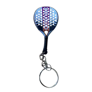 Porte-clés personnalisé <span class=keywords><strong>Arronax</strong></span> 3D en PVC souple, accessoire de raquette de padel avec anneau porte-clés intégré - Product Image 4