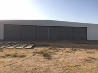 Hangar télescopique pour avions en acier industriel de haute qualité, porte coulissante, hangar pour avions, bâtiment métallique préfabriqué