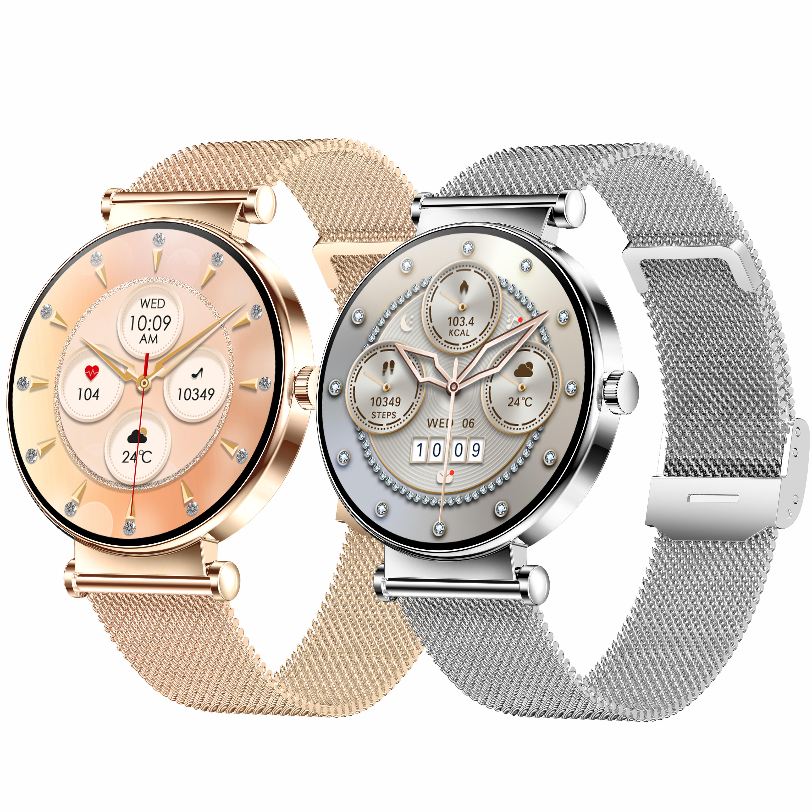 LC26 Smartwatch Lady Health Monitoring 1.32inch Amoled Screen BT Calling 6.8mm Ultra-thin Heart Rate 2026 Smart Watch Woman