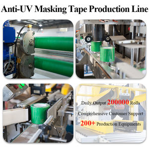 Colle à caoutchouc Haute qualité Utilisation Peinture Colorée Imperméable Simple Face Ruban de masquage coloré à usage général - Product Image 3