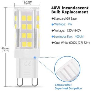 Lámpara LED Bipin G9 de 5W 3200K 54x18mm - Iluminación eficiente y cálida para hogares y oficinas. - Product Image 2