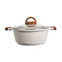 JEETEE — ensemble d'ustensiles de cuisine OEM de grande taille avec couvercle en verre, antiadhésif, adapté aux éviers électriques et à gaz à Induction