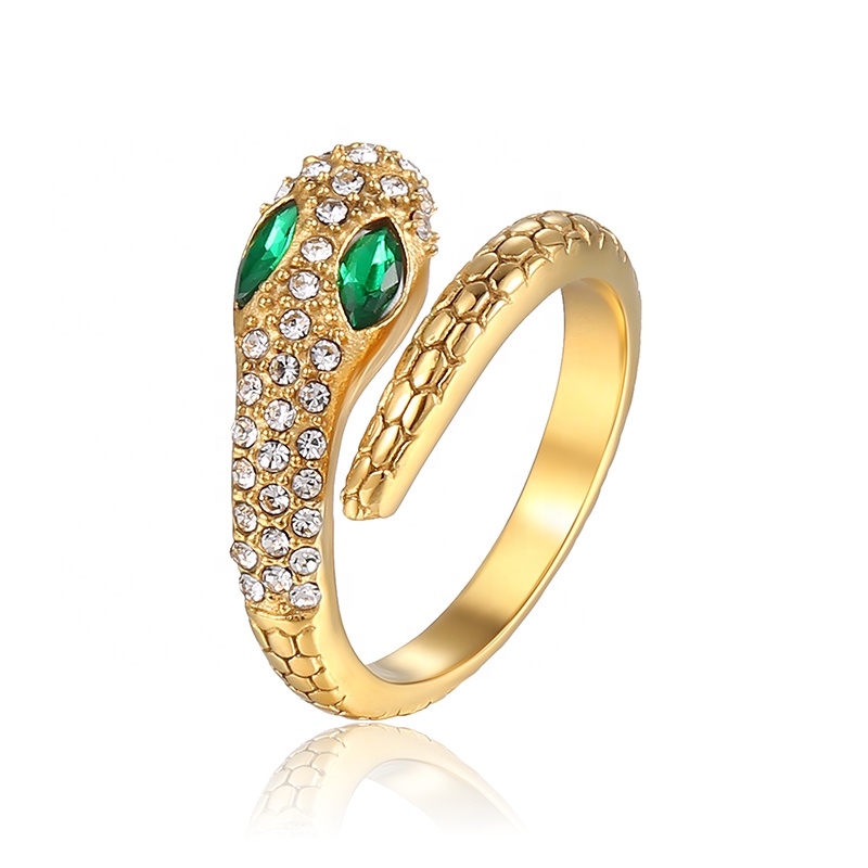 Lindo Pequeño Anillo De Champiñones De Serpiente Verde De Lindo Pequeño Anillo De Champiñones De Serpiente Verde De
