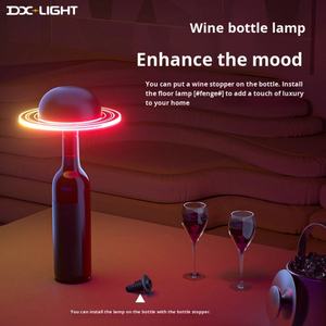 Lampe de chevet LED rechargeable haut de gamme, veilleuse lune créative, lampe de table musicale tactile en ABS, décoration d'ambiance, lampe planète - Product Image 2