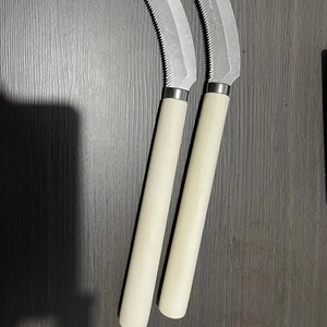 Full hack-falce a dente di sega strumenti agricoli piccola falce per erba taglio erba manico in legno falce dentata - Product Image 6