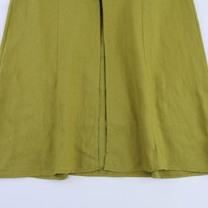 MYST&ZA Vêtements pour Femmes Été 2025 Nouveau Style <span class=keywords><strong>Robe</strong></span> <span class=keywords><strong>Midi</strong></span> en <span class=keywords><strong>Lin</strong></span> Sans Manches à Col Carré Tendance, Simple et Polyvalente 6962030 - Product Image 5