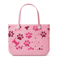 Sac de plage portable en EVA imperméable à logo personnalisé, ouverture supérieure, idéal pour la piscine, le bateau, les voyages, les enseignants, les mamans, les cadeaux de sororité