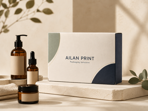 Custom Eco-Friendly Matt Lamination Sponge Lined Tuck Top Lock Bottom Paperboard Packaging Box for Cosmetic Skin Care Gift