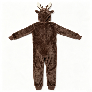 Pijama personalizado de alce, kigurumi de reno navideño, pijama de animal de peluche - Product Image 4