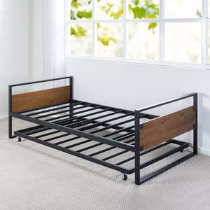 <span class=keywords><strong>Lit</strong></span> de jour moderne en MDF noyer de haute qualité avec gigogne en métal canapé-<span class=keywords><strong>lit</strong></span> extra spacieux pour hôtel appartement ou ferme - Product Image 5