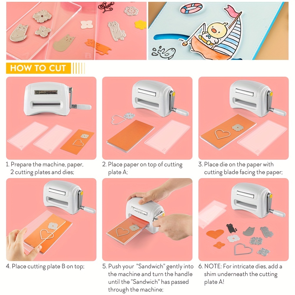 Mini Craft Buddy スクラップブック用ダイカットエンボス加工機