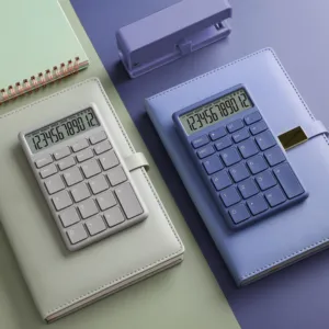 Calculadora promocional 2022, mais novo 12 dígitos chaves macias display lcd desktop escritório calculadora