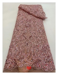 Tessuto di Lusso con Perline Pesanti per Abiti da Sposa, Tessuto di Alta Qualità per Atelier - Product Image 3