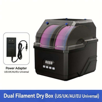 Station de séchage de filament double bobine OEM en gros, séchoir à filament pour imprimante 3D à double chambre 2KG, prix usine PLA PETG ABS TPU