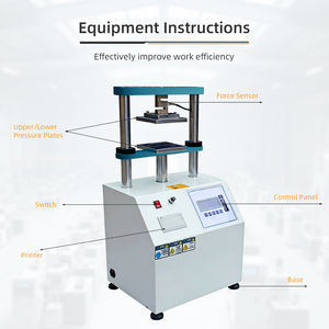 Tester Digitale Intelligente ad Alta Precisione per Compressione di Tubi di Carta, Capacità 500kg, con Tracciabilità dei Dati - Product Image 3