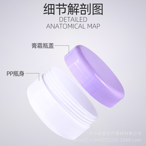 Colorful Cosmetic Jar Plastic Packaging <b>Box</b> 5 10 20 30 50g Round Container For <b>Makeup</b> Storage - Product Image 4