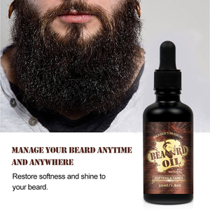 Tùy chỉnh Quà tặng hộp làm mềm dưỡng ẩm dày hơn Mens râu grooming Set râu tăng trưởng Kit râu dầu - Product Image 5