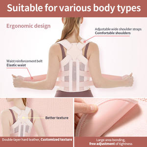Penyangga Koreksi Postur Tubuh yang Dapat Disesuaikan, Ergonomis untuk Penyangga Punggung Bawah & Atas untuk Pembentukan Kebiasaan Postur Duduk Sehari-hari - Product Image 5