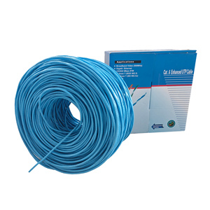 สายไฟเบอร์ออปติกแบบขด Fangbei OEM ความยาว 1000 ฟุต 305 เมตร ขนาด 23AWG 4 แกน ได้รับการรับรองมาตรฐาน CE พร้อมกล่องดึงสาย ขายส่งสายสื่อสาร PE LSZH - Product Image 1