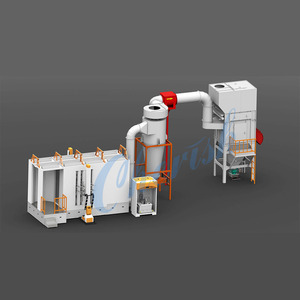Ligne de production de peinture en poudre automatique, ligne de peinture industrielle par pulvérisation avec contrôle PLC, four de cuisson - Product Image 3