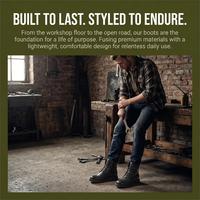 Bottes de travail industrielles professionnelles en cuir noir à lacets, antidérapantes et durables, pour hommes, vente en gros sur mesure
