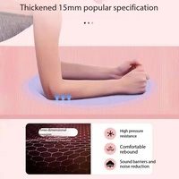 Tapis de yoga NBR antidérapant, épaissi, élargi et allongé, pour débutants unisexes, usage domestique, entraînements, danse, fitness