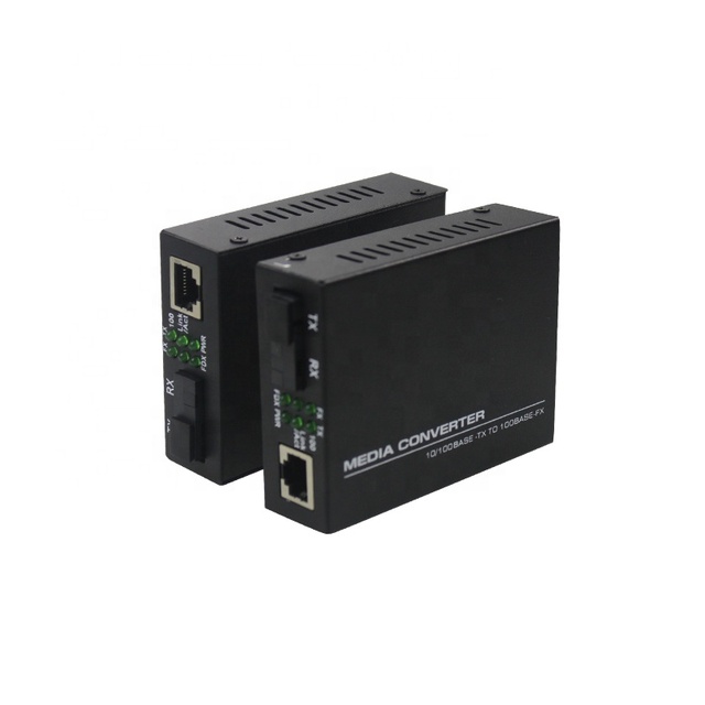 Good Price  Fiber Optic Media Converter 100M Single Mode Media Converter Fiber Optical Industrial Media Converter