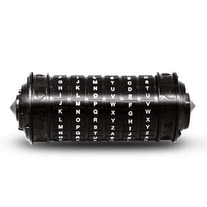 Juguete divertido Da Vinci Code <span class=keywords><strong>Cryptex</strong></span> Lock con diseño de letra y contraseña para caja de regalo - Product Image 6