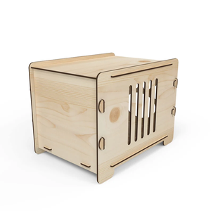 Fabbrica di vendita personalizzata in legno massello case per animali domestici casa per cani in cartone per gatti di piccole dimensioni e cani - Product Image 5