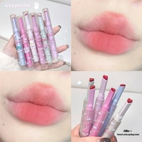 Cappuvini mignon Animal solide lèvre boue velours mat rouge à lèvres presse en forme de crayon chinois pas cher maquillage