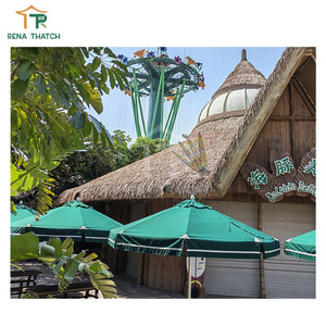 <span class=keywords><strong>Copertura</strong></span> per Tetto in Paglia Artificiale Resistente per Esterni, Gazebo <span class=keywords><strong>con</strong></span> Tetto in Paglia di Palma Plastica per Tegole in Paglia Coreane - Product Image 3