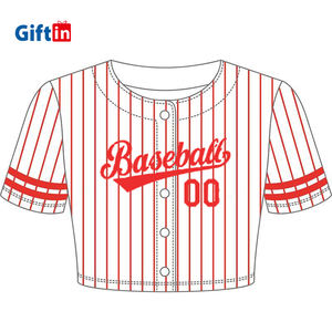 เสื้อครอประบายอากาศใส่ได้ทั้งชายและหญิงเสื้อยืดเบสบอลเสื้อกีฬาพิมพ์ซับลิเมชันตามสั่งป้องกันแบคทีเรียแห้งเร็ว - Product Image 1