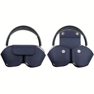 Funda protectora de cuero PU suave para auriculares, estuche de transporte antipolvo para auriculares de viaje - Product Image 4