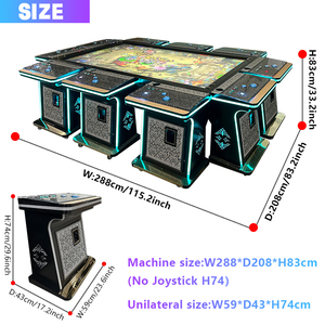 QIQU High Profit 10 Players 86 Inch Large Screen Fish Table Machine Ocean King 3 Skill Arcade Games For USA Game Rooms - Product Image 3